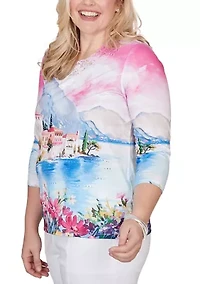 Women's The Royal Treatment Lake Como Top