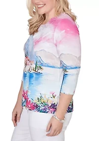 Women's The Royal Treatment Lake Como Top