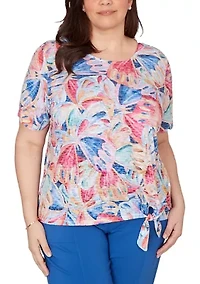 Plus The Royal Treatment Butterfly Wings Top