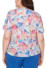 Plus The Royal Treatment Butterfly Wings Top