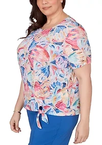 Plus The Royal Treatment Butterfly Wings Top