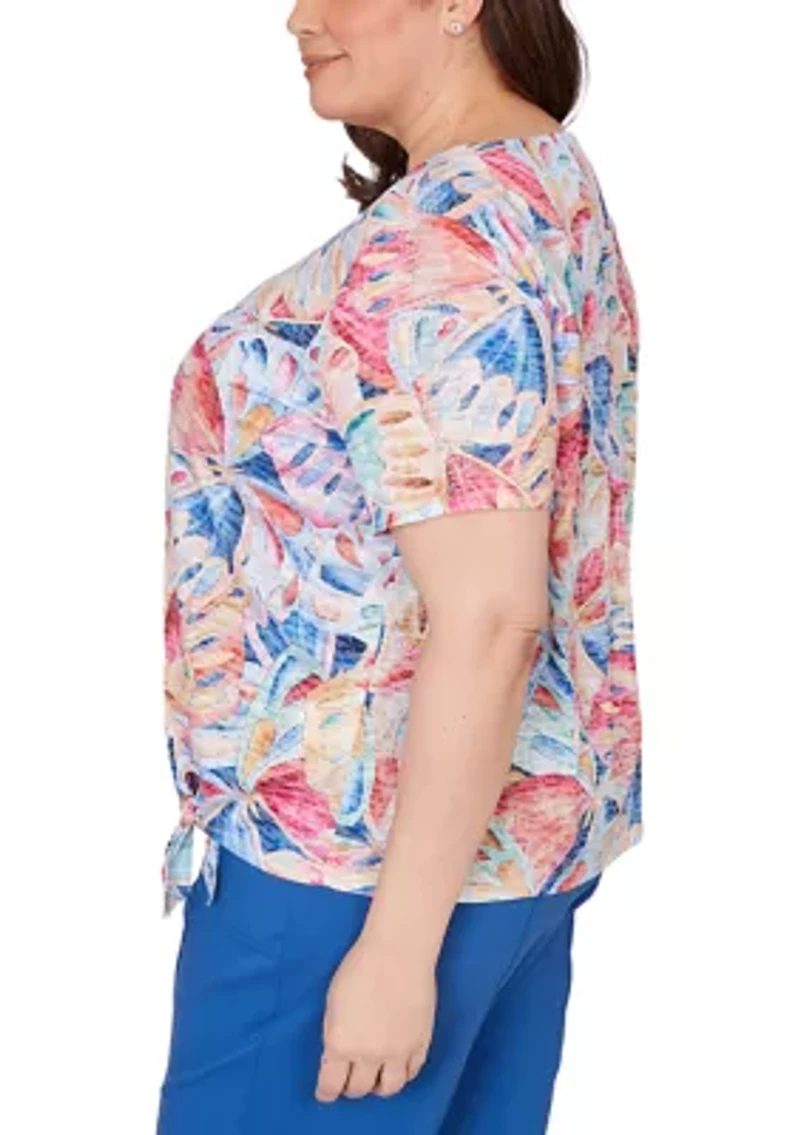 Plus The Royal Treatment Butterfly Wings Top