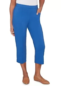 Petite The Royal Treatment Patch Pocket Capri
