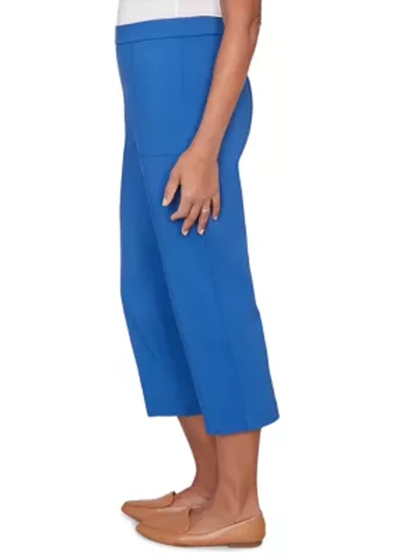 Petite The Royal Treatment Patch Pocket Capri