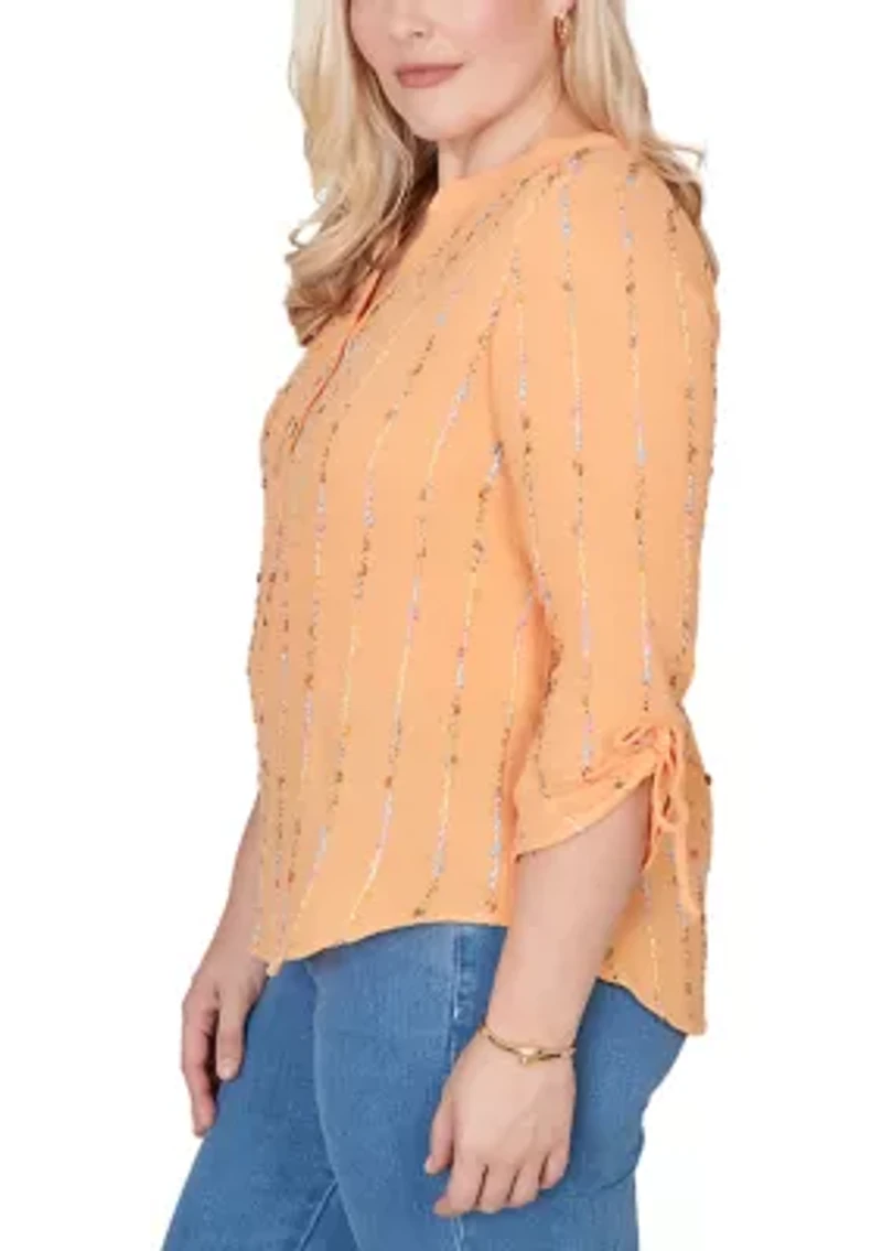 Women's Beachcomber Gauze Eyelash Texture Top