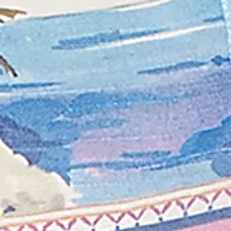 Women's Beachcomber Postcard Print Top