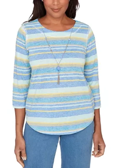 Petite Beachcomber Striped Top