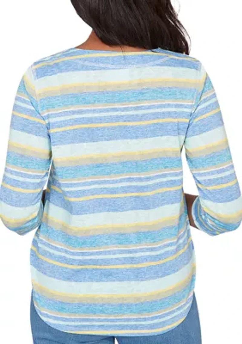 Petite Beachcomber Striped Top