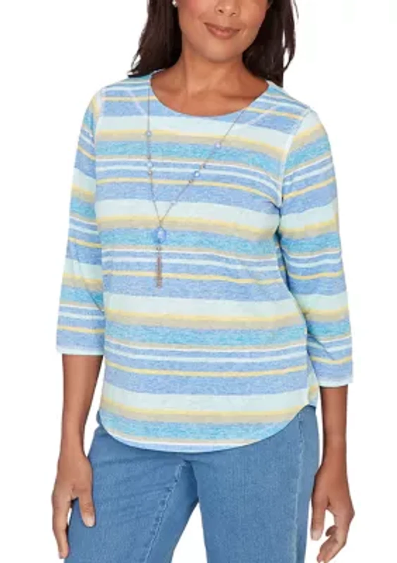 Petite Beachcomber Striped Top