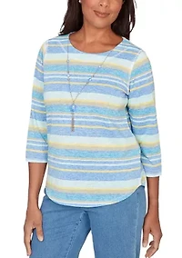 Petite Beachcomber Striped Top