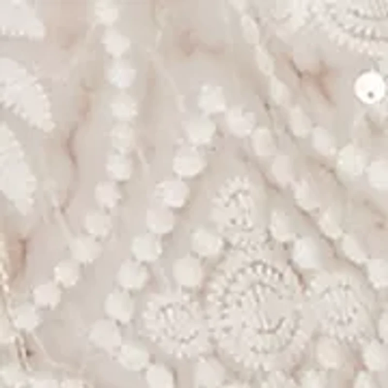 Women's Wonder Medallion Sequin Two For One Top