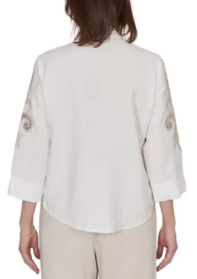 Women's Natural Wonder Soutache Scroll Shirt