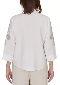 Women's Natural Wonder Soutache Scroll Shirt