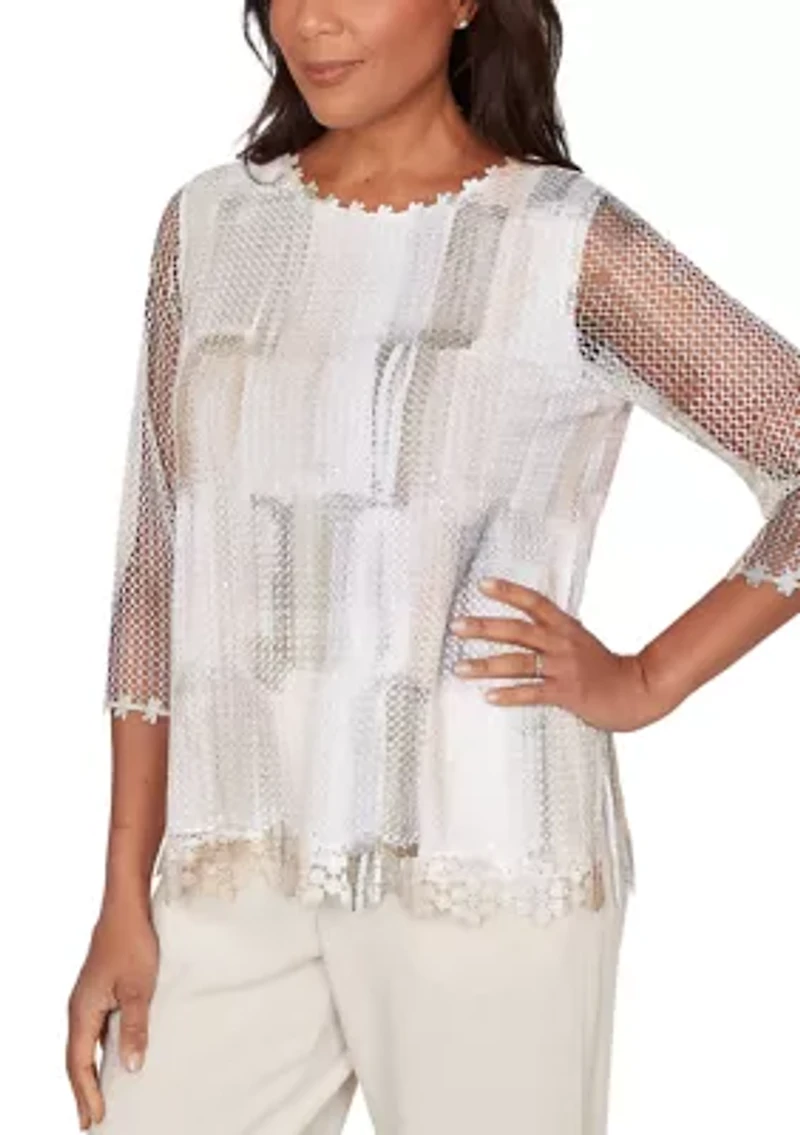 Women's Natural Wonder Brushstrokes Top