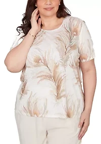 Plus Natural Wonder Feathers T-Shirt