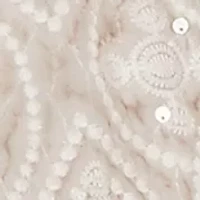 Petite Natural Wonder Medallion Sequin Two For One Top