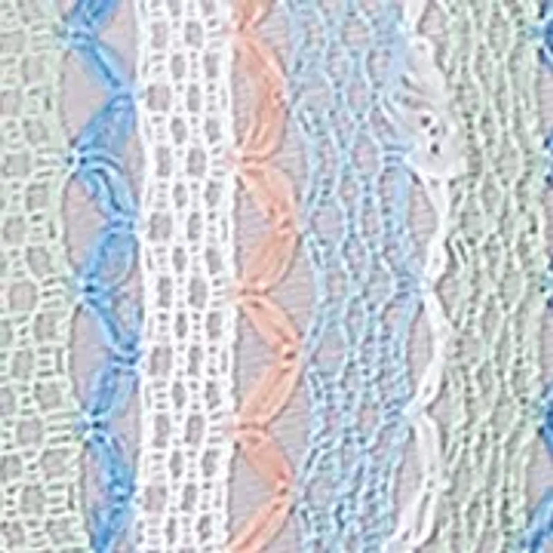 Women's Blues Texture Stripe with Fringe Top