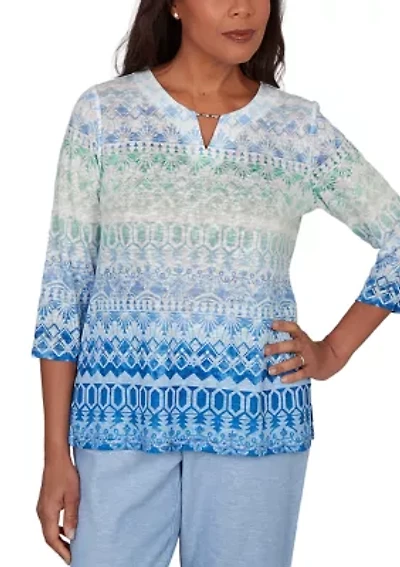 Women's Ombre Biadere Top