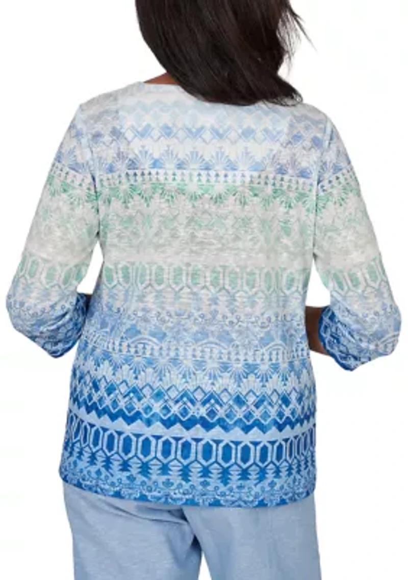 Women's Ombre Biadere Top