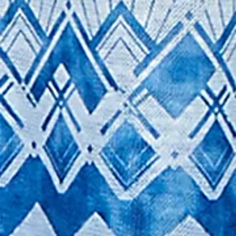 Petite Caribbean Blues Ombre Biadere Top