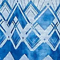 Petite Caribbean Blues Ombre Biadere Top