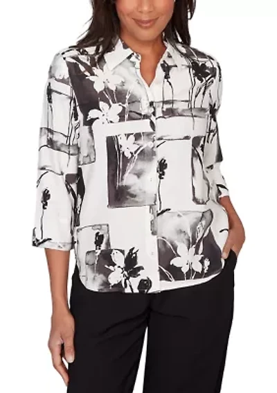 Women's Crowd Pleaser Floral Patch Top