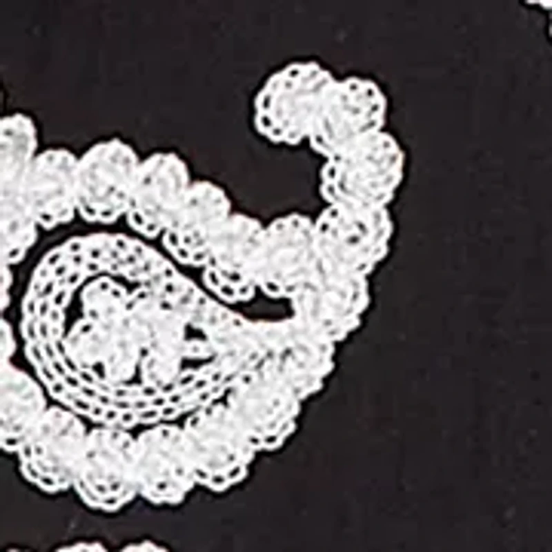 Plus Crowd Pleaser Paisley Embroidered Two-In-One Top