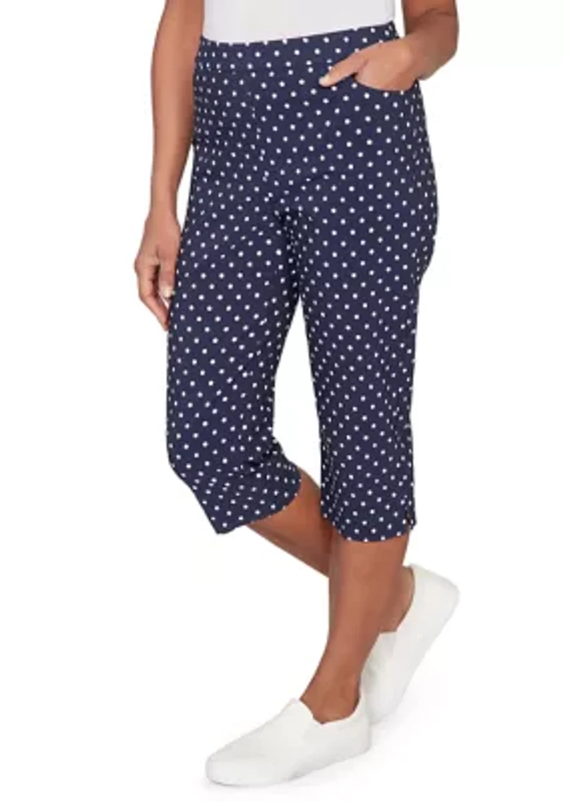 Women's Missy Port Side Capri Pants