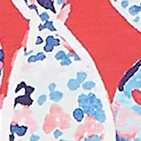 Women's Port Side Mosaic Fish Top