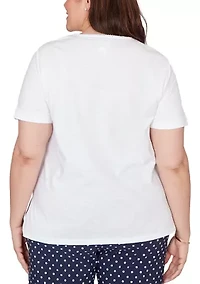 Plus Port Side Layering with Dot Trim Top