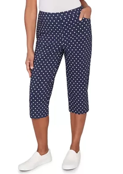 Petite Port Side Capri Pants