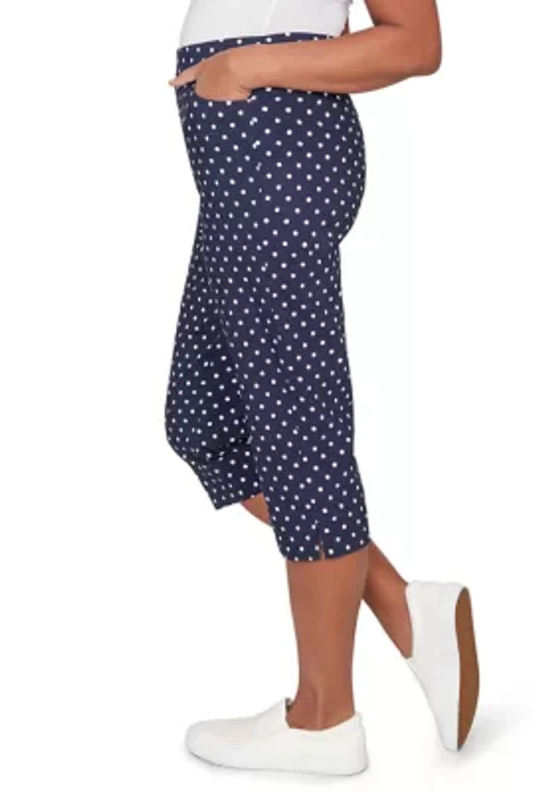 Petite Port Side Capri Pants