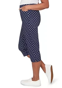 Petite Port Side Capri Pants