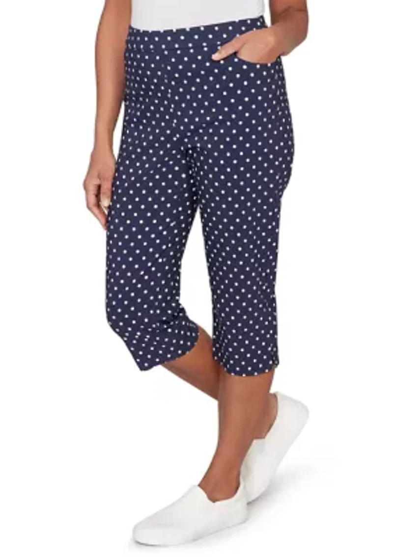 Petite Port Side Capri Pants