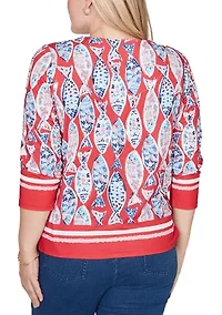 Petite Port Side Mosaic Fish Top