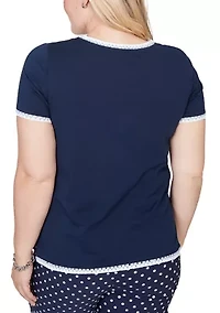 Petite Port Side Pearl Anchor Top