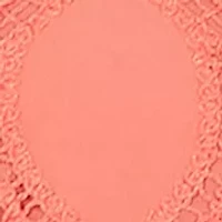 Plus Resort Living Scroll Lace Texture Top