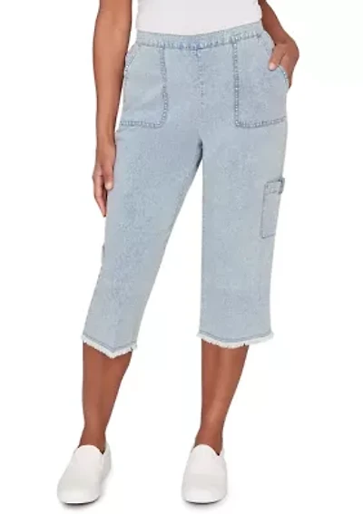 Women's Out Of The Blue Fringe Capri