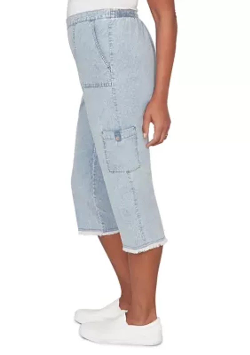 Women's Out Of The Blue Fringe Capri