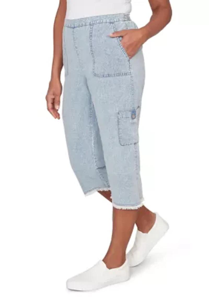 Women's Out Of The Blue Fringe Capri