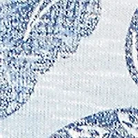 Women's Out Of The Blue Ombre Batik Floral Top