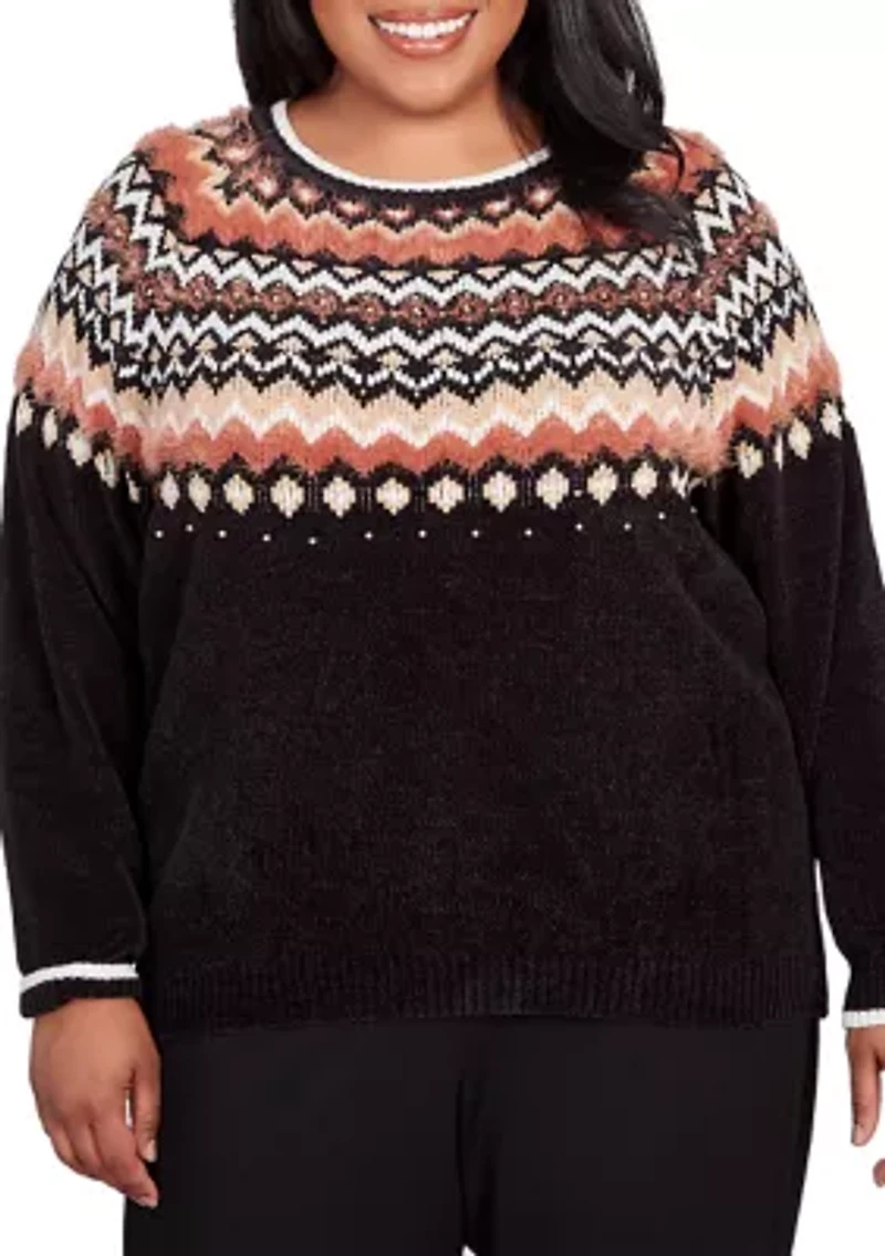 Plus Fair Isle Sweater