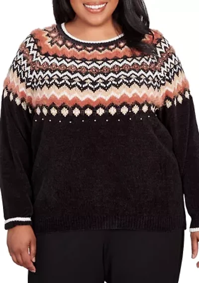 Plus Fair Isle Sweater