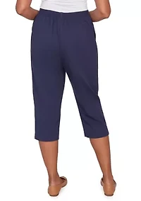 Women's Lady Liberty Capri Pants with Heat Sets