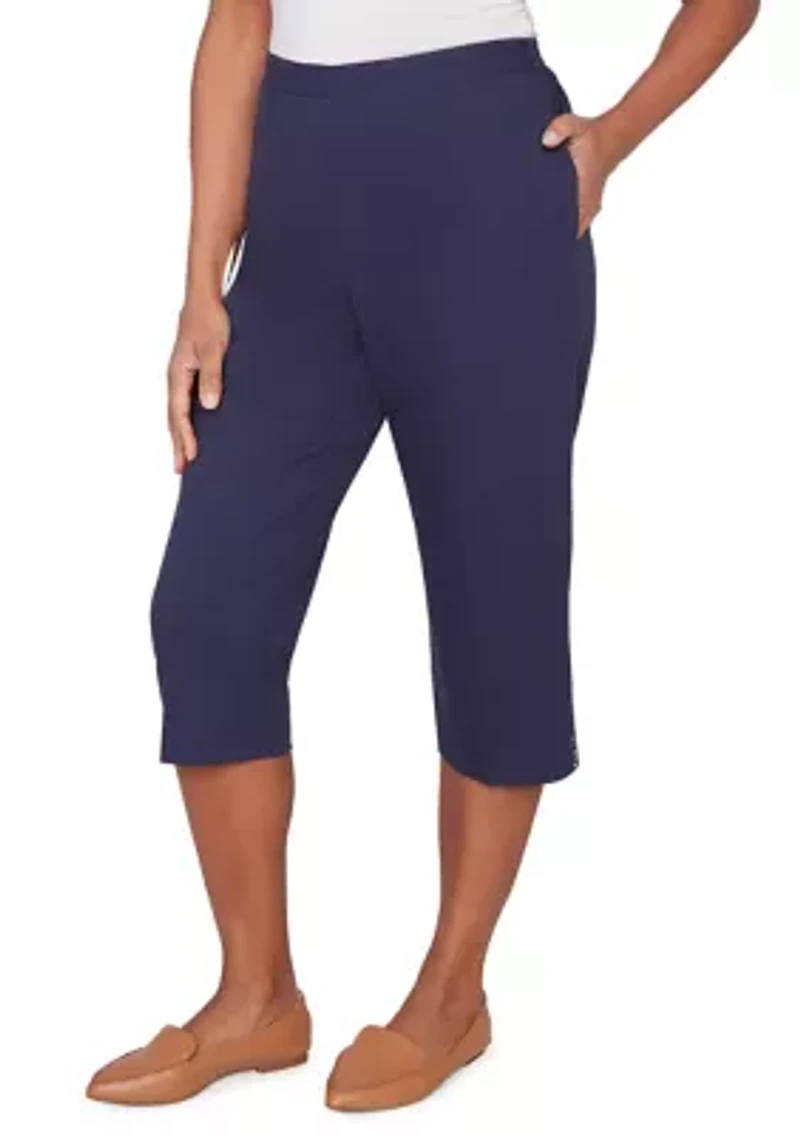 Women's Lady Liberty Capri Pants with Heat Sets