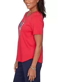 Women's Lady Liberty Butterfly T-Shirt