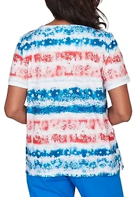 Women's Lady Liberty Tie Dye T-Shirt