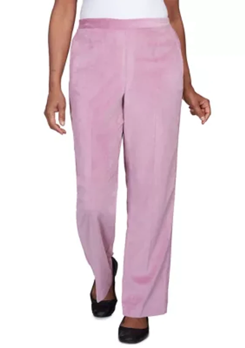 Women's Swiss Chalet Sleek Corduroy Average Length Pants