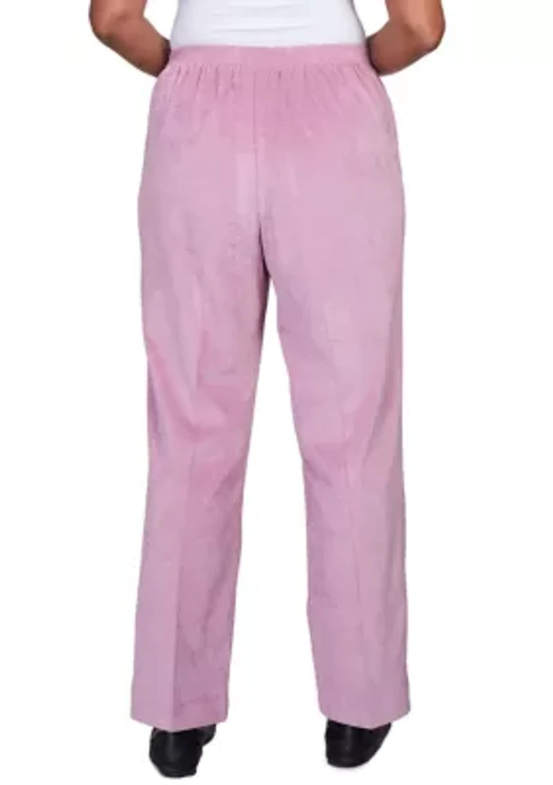 Women's Swiss Chalet Sleek Corduroy Average Length Pants