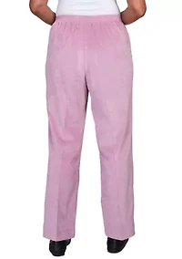 Women's Swiss Chalet Sleek Corduroy Average Length Pants